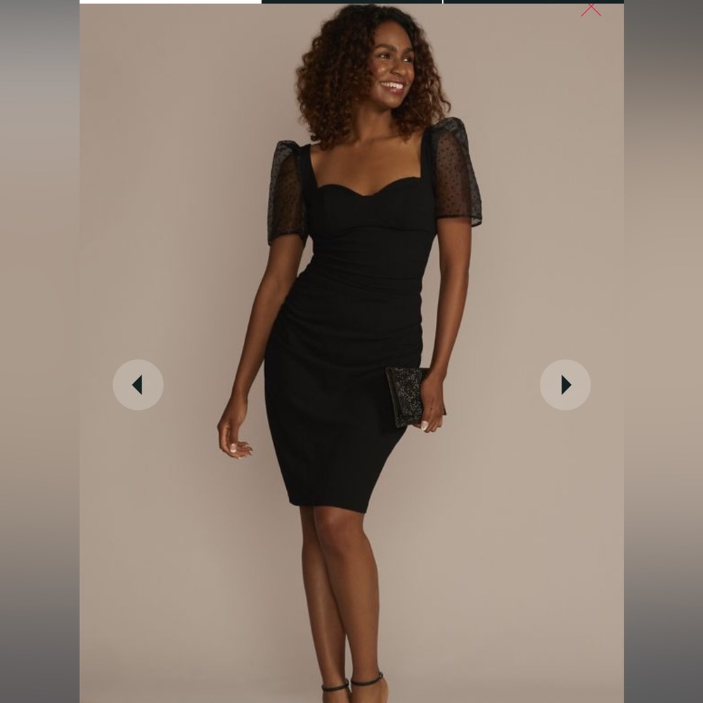David’s Bridal Puff Dress